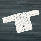 Summer Crochet Pattern PDF | Baby Cardigan (0-3 Months) | English